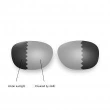 New Walleva Transition/Photochromic Polarized Replacement Lenses For Ray-Ban Clubmaster RB3016 49mm Sunglasses